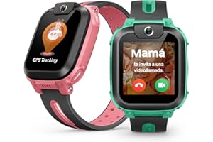 imoo Z1 Reloj Inteligente Niño, Smartwatch para Niños y Niñas, Reloj Teléfono con GPS + Videollamada 4G, Podómetro, Modo Clase y Resistencia al Agua IPX8 Verde