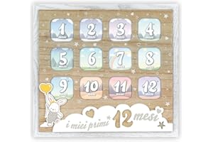 VO DESIGN Cornice Nascita Primo Anno i Primi 12 mesi, 12X4.5X4.5