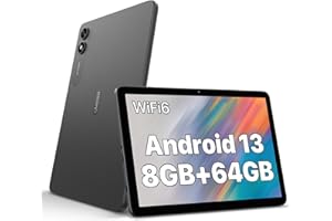 ‎UMIDIGI UMIDIGI Android Tablet 13,Tablet 10.1 Zoll 2024 Newest, G2 Tab Tablet,WiFi 6/BT5.0,8GB(4+4)+64GB/TF 1TB,Android Tablet,RK3562 Quad-Core,6000mAh,1280 * 800IPS,8MP Kamera,Google GMS,Grau