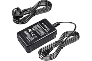 Gonine AC-L200 AC Power Adapter for Sony Handycam DCR-SX40 DCR-SX41 DCR-SX44 DCR- SX45 DCR-SX60 DCR-SX63 DCR-SX65 SX83 SX85 DCR-SR42 DCR-SR45 DCR-SR46 DCR-SR47 DCR-SR68