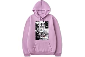 JIMINHOPE Anime Attack on Titan Sudadera con Capucha Levi Sudadera Armin Arlert Ackerman Pullover Eren Yeager Sudadera con Capucha de Manga Larga con Bolsillo Canguro