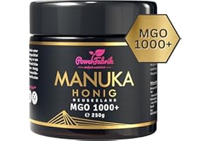 ‎POWERFABRIK EINFACH NATÜRLICH Manuka Honig | MGO 1000+ | 250g | Das ORIGINAL aus NEUSEELAND | IM GLAS | PUR, ROH & ZERTIFIZIERT | Premium Qualität 100% natürlich | PowerFabrik