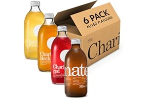 ChariTea Iced Tea: Mixed 6 Pack, 4 flavours (Red, Mate, Black, Green) - 6 x 330ml