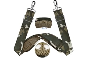 ZINZ Correa Universal para Bolso de 60" con Almohadilla Transpirable Fija ultragruesa Correa de Hombro Ajustable y Resistente