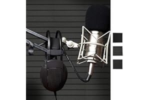 ANTEVIA MATÉRIAUX ANTEVIA - Lot de 8 Panneaux acoustiques mousse adhésifs - 3 MODÈLES AU CHOIX (Fendu)