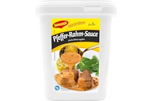 NESTLE PROFESSIONAL MAGGI Professional Pfeffer-Rahm Sauce, keine kennzeichnungspflichtige Zusatzstoffe, Ergiebigkeit 6L, 1er Pack (1 x 750g GastroBox)