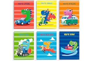 NUBUNI Poster originale | Deco Baby Bedroom | Decorazione murale camera da letto per bambini | Poster camera da letto | Quadro camera da letto | Cornice non inclusa | Quadretti Dino with Vehicles
