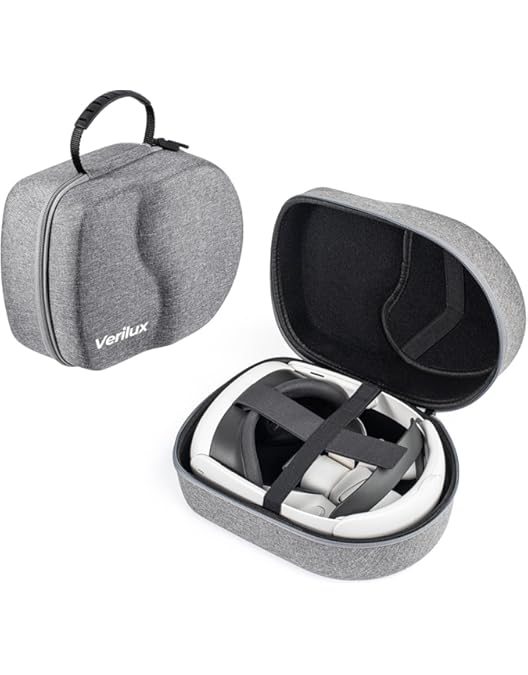 Kiwi Design Carrying Case Compatible with Quest 2 Accessories Fits