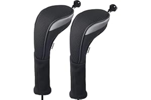 Andux Couvre-Têtes de Club Hybride de Golf à Col Long avec Cadran No. Étiquette CTMT-02