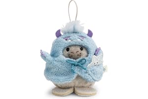 NICI Set Gosedjur Säl Yuki 8 cm med Snöflinga & Yeti-dräkt i presentbox 8,5 × 6,5 × 10 cm - mymochi Lifestyle mjukisdjur i ka