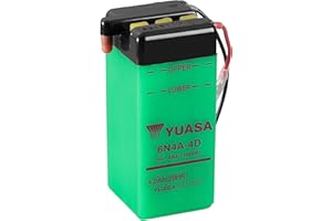 YUASA BATTERIE 6N4A-4D offen ohne Saeure, 57x131x61 mm