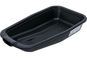 BGS 9994 | Öl-Auffangwanne für Motorräder | 2 l | Länge: 380 mm | Breite: 212 mm | Höhe: 73 mm | Material: HDPE