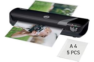 GBC, Plastifieuse A4 Inspire+, idéale pour le bureau et la maison, max. 125µ, Noir, 4402075EU