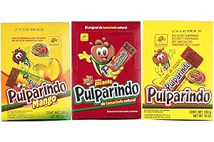 MEXICAN MAMA Pulparindo - Paquete de 3 unidades (original, extra caliente y mango)