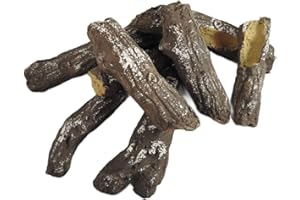 The Stove Wizard Gas Fire Replacement Ceramic Artificial Faux Logs Coals 8 piece log set for Gas, LPG, Bio Ethanol and Electric Fires