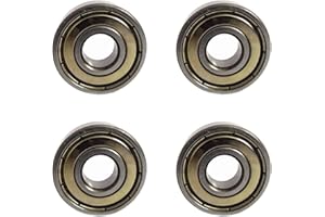 Roulements de skateboard, 608ZZ roulements à billes, roulements pour patins à roulettes, rollers et skateboards, 608 ZZ Roulements à billes miniatures, double protection (4pcs)