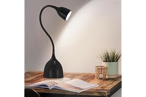 GyroVu Desk Lamp for College Dorm, LED Table Lamp Reading Light, Adjustable Flexible Gooseneck Desk Lamps Eye-Caring Desk Lamp in University Dormitory