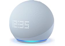 Echo Dot (5th Gen) smart bluetooth speaker with clock and Alexa | Use your voice to play the Quran or Music, control Smart Ho