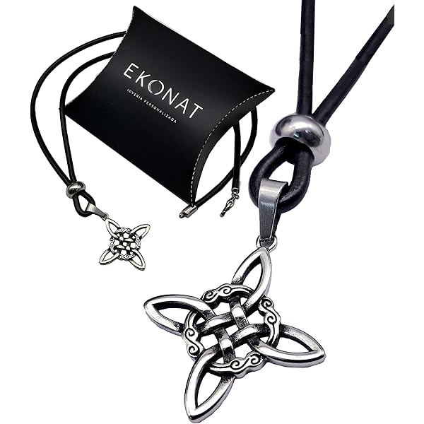 JERWLI Collar De Nudo De Bruja, De Plata De Ley 925, Colgante De Nudo De Bruja, Joyería De Regalo Para Mujer, M, Plata Esterlina, Concha De Abalona