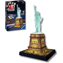 Ravensburger - Puzzle 3D, Luna Glow in the Dark, Costellazioni, per Adulti e Bambini 6+ Anni, Idea Regalo, 72 Pezzi, Include Supporto per Esporlo