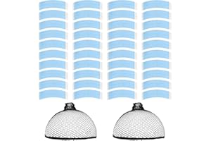 FL HUA Hair System Tape Lot de 40 rubans adhésifs double face extra forts et 2 bonnets de perruque imperméables invisibles pour un usage quotidien, événements spéciaux et spectacles