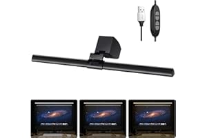 Arespark Ordinateur Moniteur Light, USB Lampe de Écran Ordianteur, LED Lampe de Bureau Lecture, 3 Modes d'éclairage Réglables et 10 niveaux de luminosité (40cm)