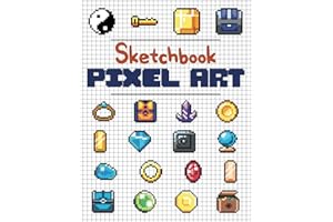 Pixel Art Sketchbook: A Must-Have for Artists of All Levels - Drawing book with squared pages to create, draw, color and have fun - Practical journal ... - Essential gift for children or adults
