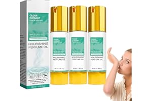 VCTKLN Pflegendes Parfümöl, Clean Elegance Parfüm Öl für Damen, Perfume Oil mit Pflegender Ölkomplex, Länger anhaltender Duft, Nourishing Oil, Geschenke für Frauen (3Stück)