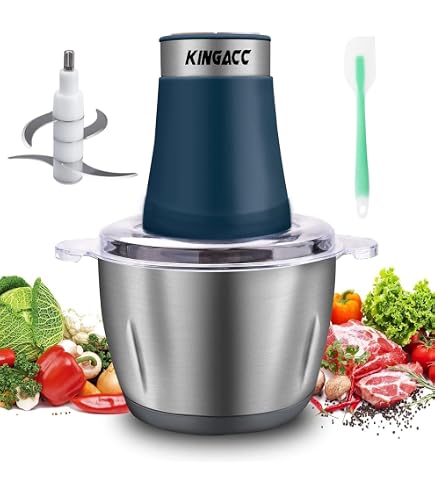 Hachoir à Viande Électrique en Acier Inoxydable, 5L, 500W, 5 Lames, Multifonctionnel, Vert, 22x30cm, Robot Culinaire pour Viande et Légumes Hachoir à Viande Électrique en Acier Inoxydable, 5L, 500W, 5 Lames, Multifonctionnel, Vert, 22x30cm, Robot Culinaire pour Viande et Légumes