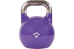 POWRX Kettlebell Pesa Rusa Competición 4-28 kg + PDF Workout