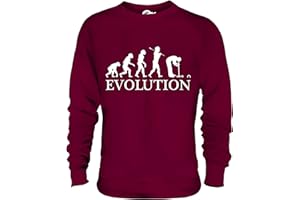 Candymix - Croquet Evolution of Man - Unisex Sweatshirt Mens Ladies Sweater Jumper Top