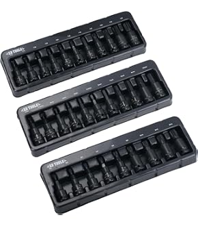 Teng M381506 Innensechskant-Bit 6 Mm – 3/8 Zoll Antrieb, S2 Stahl, Satinierte Oberfläche
