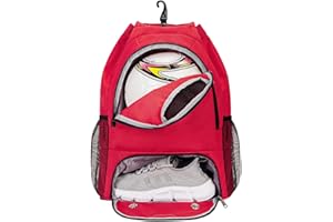 SPORTSNEW Mochila de Cuerdas Baloncesto Futbol Hombre Mujer Bolsa Deportiva Gimnasia Balon con Compartimento Para Zapatos y Bolsillo Húmedo Dos Bolsillos de Malla Para Botellas de Agua