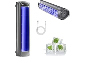 AIDODIA Nouveau Rafraichisseur D'Air Silencieux 2025- Rafraichisseur D'Air Portable Et Rechargeable, 3 Vitesses Et Silencieux, Batterie Longue DuréE, Petit, Refroidissement Efficace.