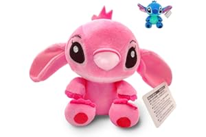 SpassHaus Peluche Stitch, Peluche 18cm Lilo y Stitch Regalos niña con Ventosa, Peluche Disney Stitch Adecuado como Regalo Infantil y como decoración.