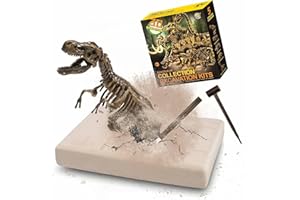 MUSCCCM Dinosaur Dig Kit, Dinosaur Fossil Digging Kit, Dinosaur Toys For Boys, DIY Educational Dinosaurs Toys for 4 5 6 7 8 Year Old Boy Birthday (Mysterious Random Dinosaur)