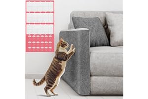 alophoty Griffoir Chat Canapé Gris - 300x40cm Protection Canape Chat Anti Griffe, Durables, Adapté aux Chats, Facile à Installer pour Les Propriétaires de Chats