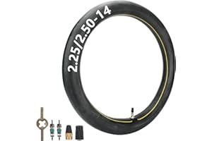 WEIYINGSI Chambre à air 2.25/2.50-14 60/100-14 avec Tige de Valve Droite TR4 pour 50cc 70cc 90cc 110cc 125cc Dirt Bikes Pit Bikes et Motocross