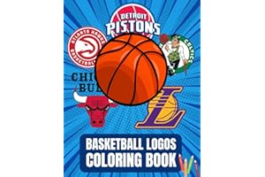Basketball Logos Coloring Book: Containing every team logo for Adults, teens and kids