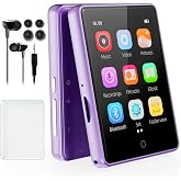 64GB Bluetooth 5.3 MP3 Player, 2.8 Inch Touch Screen | HiFi Sound, MP3 &amp; MP4 Player for Kids, Built-in Speaker, Recording, FM