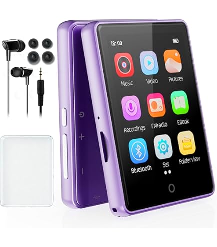 80GB MP3-spelers met Bluetooth WiFi, Oilsky 4.7 1080P Full Touch
