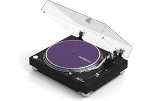 Glorious VNL-500 USB | Quarzgesteuerter Plattenspieler mit Direktantrieb, Ideal als Abspielgerät für zuhause, USB-Ausgang für Digitalisierungsfunktion, 2 Geschwindigkeiten (33 1/3 & 45 RPM)