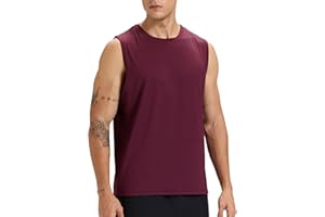 Rane Sports Canotta da Allenamento Senza Maniche da Uomo, da Palestra ad Asciugatura Rapida da Corsa, Atletica Muscolare