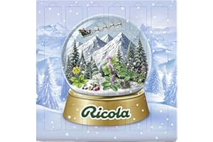 ‎RICOLA Ricola Adventskalender 2025, 24 Türchen, Mix aus Kräuter-Bonbons, Süßigkeiten Weihnachts-Kalender, geeignet für Kinder und Erwachsene, 1 x 360g (Verpackungsdesign kann abweichen)