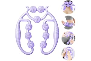 Taozoey Massaggiatore Anticellulite, Rullo Anticellulite, Rullo Massaggio Muscolare Gambe, Punti Trigger per Massaggiare i Muscoli Profondi, Rullo Massaggiante (Viola9)