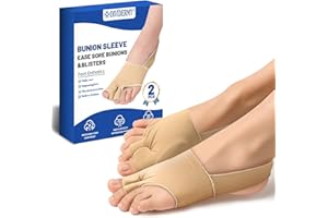 DIVIDERMY 2 pezzi Alluce Valgo Correttore, Tutore Alluce Valgo, Divaricatore Alluce Valgo, Antiscivolo, Separatore Alluce Valgo con Panno Elastico, Per Evitare Sfregamenti E Alleviare La Pressione, Pelle