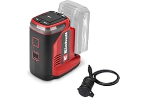 Einhell Akku-Energiestation TE-ES 18/150/1 Li-C-Solo Power X-Change (18 V, Wechselrichter, 230-V- & 12-V-Anschluss, USB-A- & USB-C-PD-Anschluss, Ladefunktion, ohne Akku)