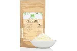 ‎GREEN ESSENCE Albumin pulver Eiweißpulver 500g von der Grünen Essenz - Proteinpulver - Albumin getrocknetes und pasteurisiertes Eiweiß - Eiweiss protein Pulver (500 Gramm)