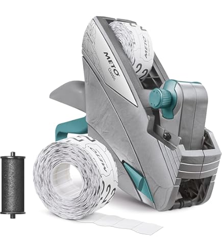 Original Meto Etiquetas De Precio (26 X 12 Mm, 1 Línea, 6000 Piezas, Blancas, Permanentes, Etiquetas De Precio Para Meto , Hutner, Avery, Contact, Sato, Tovel, Etc.),9506163 - View #3