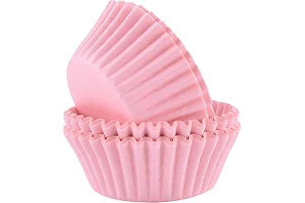 PME Caissettes à cupcakes, Rose Clair (60)